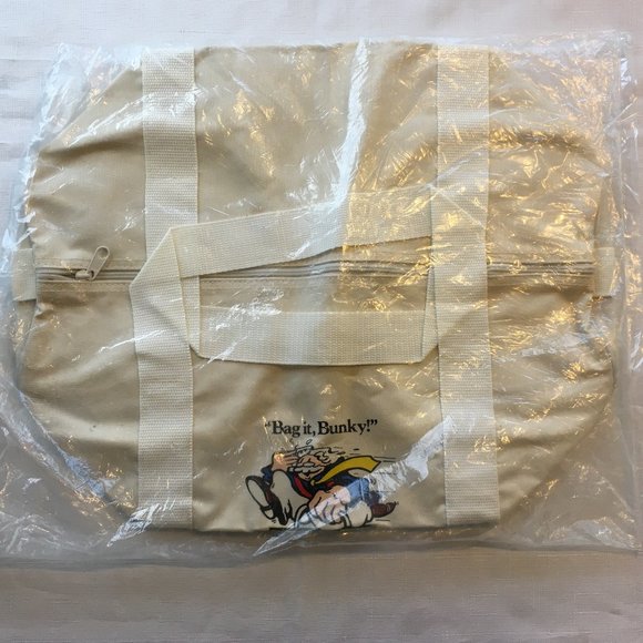 Vintage Claridge Casino Hotel Canvas Duffel Bag Collectable - Picture 1 of 10